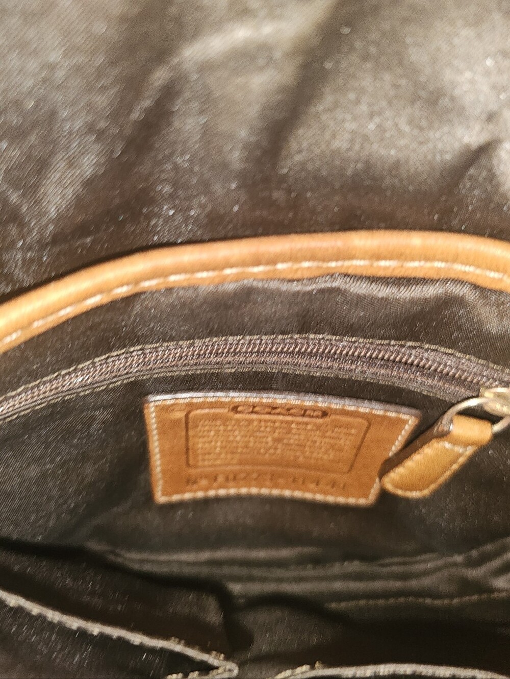 Y2K Vintage Coach Bleecker SoHo Signature Flap Shoulder Bag Purse Style 11441 - Picture 10 of 16